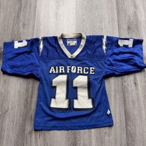 Vintage 90s Air Force Lightning #11 Youth Mesh Jersey Size Small